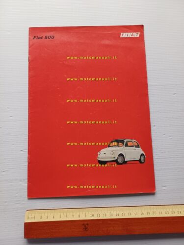 Fiat 500 600cc depliant originale italiano