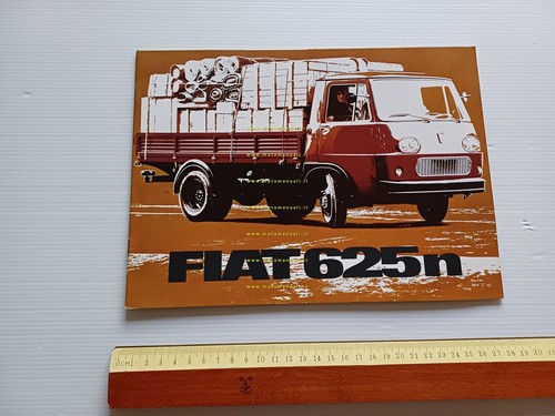Fiat 625 n autocarro depliant italiano originale
