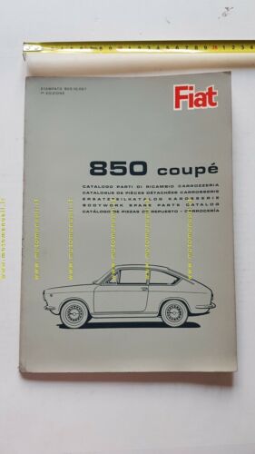Fiat 850 Coup 1965 catalogo ricambi carrozzeria originale bodywork catalogue
