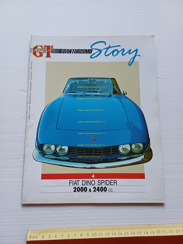 Fiat Dino Spider Coupè 2.0-2.4 Allegato rivista GT Granturismo 1988