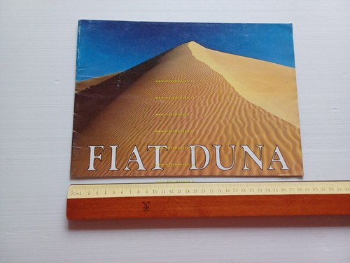 Fiat Duna - Duna Weekend 1987 depliant italiano originale