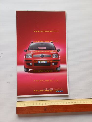 Fiat Gingo - prototipo Panda - 2003 depliant italiano originale