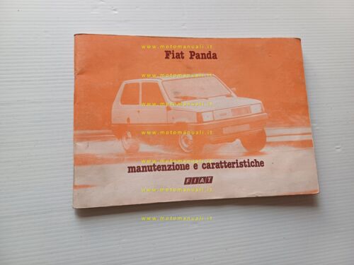 Fiat Panda 30 - 45 manuale uso manutenzione originale italiano