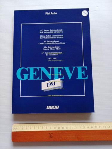 Fiat Salone Internazionale Auto Geneve 1991 cartella stampa originale