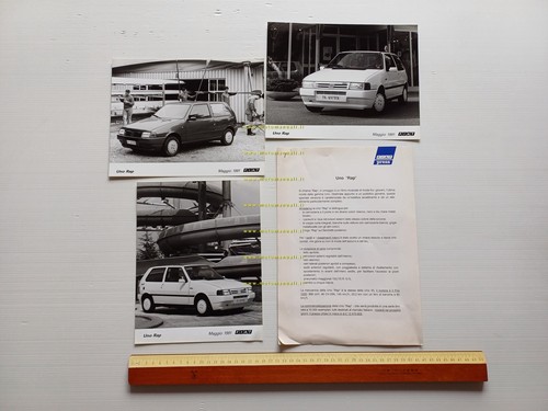 Fiat Uno Rap 1991 cartella stampa originale