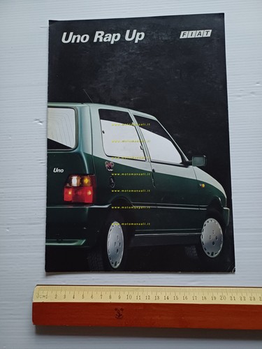 FIAT Uno Rap Up 1992 depliant italiano originale