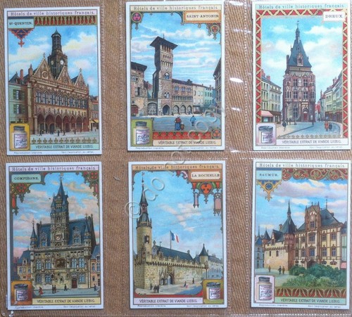 Figurine Liebig - Francia - Sang. 1056 - Palazzi municipali …