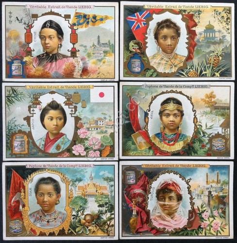 Figurine Liebig - Francia - Sang. 622 - Donne Asiatiche …
