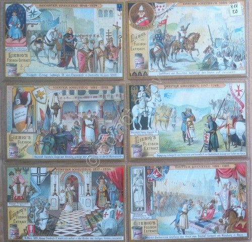 Figurine Liebig - Germania - Sang. 811 - Le Crociate …