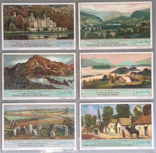 Figurine Liebig - Italia - S 1318 - Attraverso l'Irlanda …