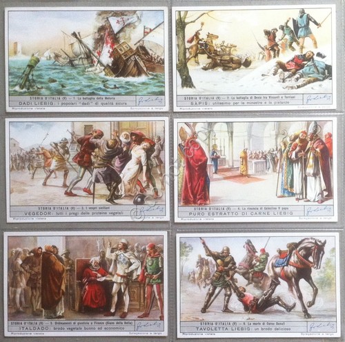 Figurine Liebig - Italia - S 1606 - Storia d'Italia …