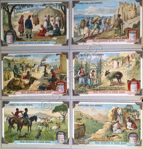 Figurine Liebig - Italia - Sang. 1150 - Popoli dell'Asia …