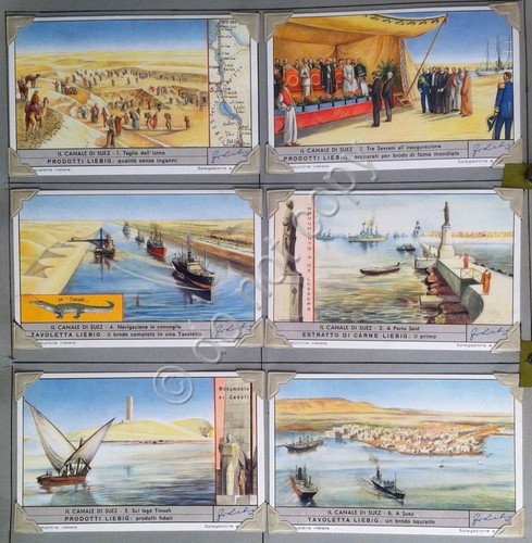 Figurine Liebig - Italia - Sang. 1561 - Il canale …