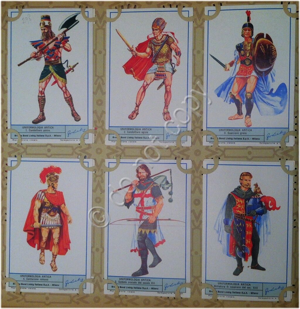 Figurine Liebig - Italia - Sang. 1869 - Uniformologia antica …