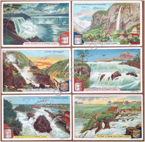 Figurine Liebig - Italia - Sang. 583 - Cascate Celebri …