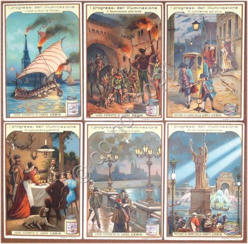 Figurine Liebig - Italia - Sang. 591 - I Progressi …