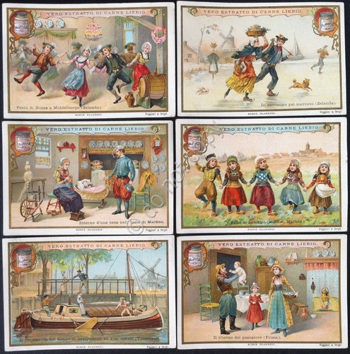 Figurine Liebig - Italia - Sang. 674 - Scene Olandesi …