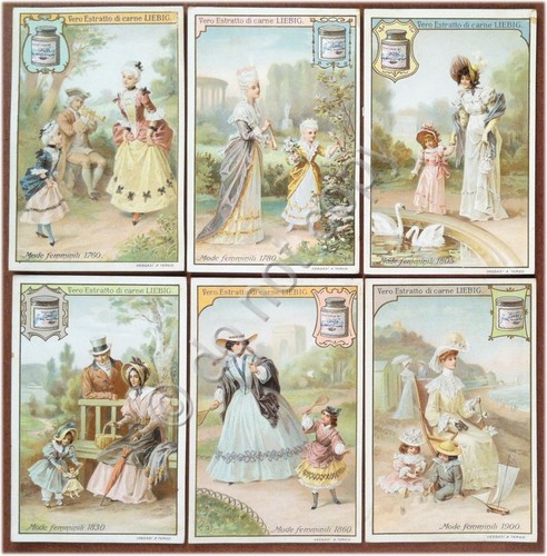 Figurine Liebig - Italia - Sang. 825 - Mode femminili …