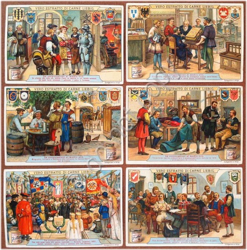 Figurine Liebig - Italia - Sang. 885 - Le corporazioni …
