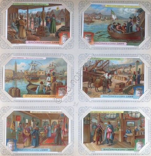 Figurine Liebig - S. 1109 - Antichi centri commerciali - …