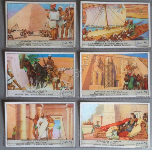Figurine Liebig Belgio Sang. 1462 - Histoire de l'Egypte - …