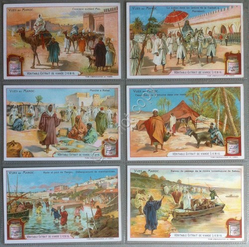 Figurine Liebig Francia S. 854 - Vues au Maroc Vedute …