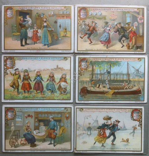 Figurine Liebig Germania - Sang. 674 - Scene Olandesi - …