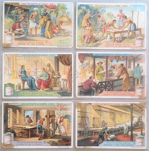 Figurine Liebig Italia - Sanguinetti 1068 - Storia della carta …