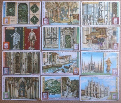 Figurine Liebig Italia S. 1157 - Milano: Il Duomo (scritte …