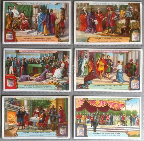 Figurine Liebig Italia Sang. 1177 - Diplomatici e Ambasciatori celebri …