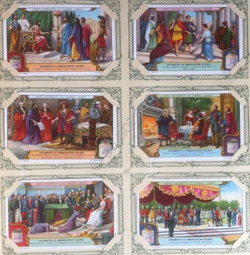 Figurine Liebig Italia Sang. 1177 Diplomatici e Ambasciatori celebri - …