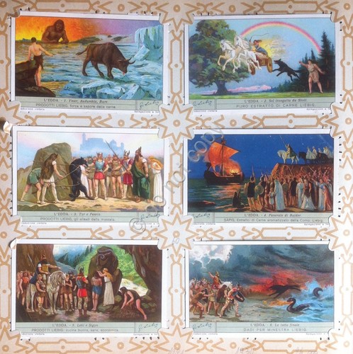 Figurine Liebig Italia Sang. 1291 - L'Edda - 1934 ***