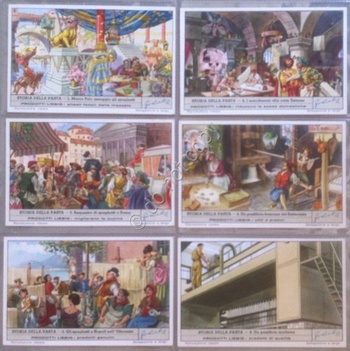 Figurine Liebig Italia Sang. 1521 - Storia della Pasta - …