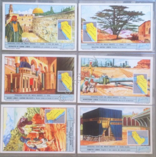 Figurine Liebig Italia Sang. 1838 - Principali Stati del Medio …