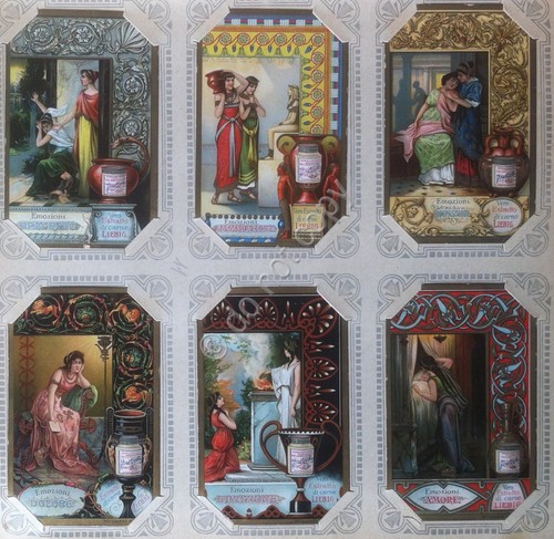 Figurine Liebig Italia Sang. 812 - Emozioni - 1905 (una …