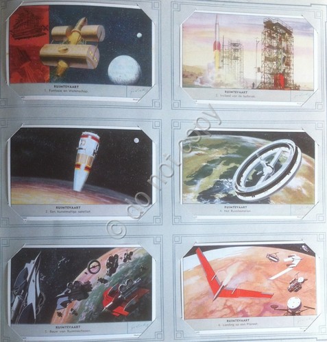 Figurine Liebig Olanda - S 1638 - Ruimtevaart - L'astronautica …