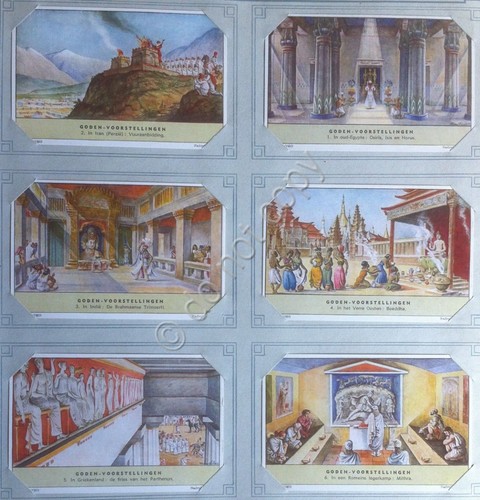 Figurine Liebig Olanda - S 1654 - Goden-Voorstellingen - 1956