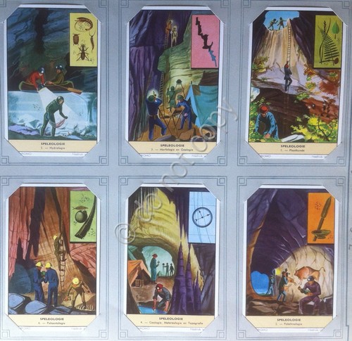 Figurine Liebig Olanda - S 1656 - Speleologie - La …