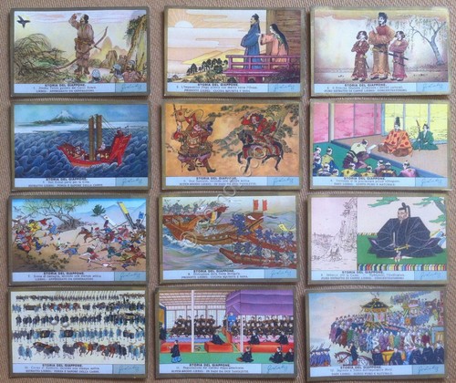 Figurine Liebig Svizzera - S 1377 - Storia del Giappone …