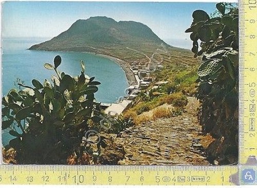 Filicudi - vista di Piano del Porto e Capo Graziano …