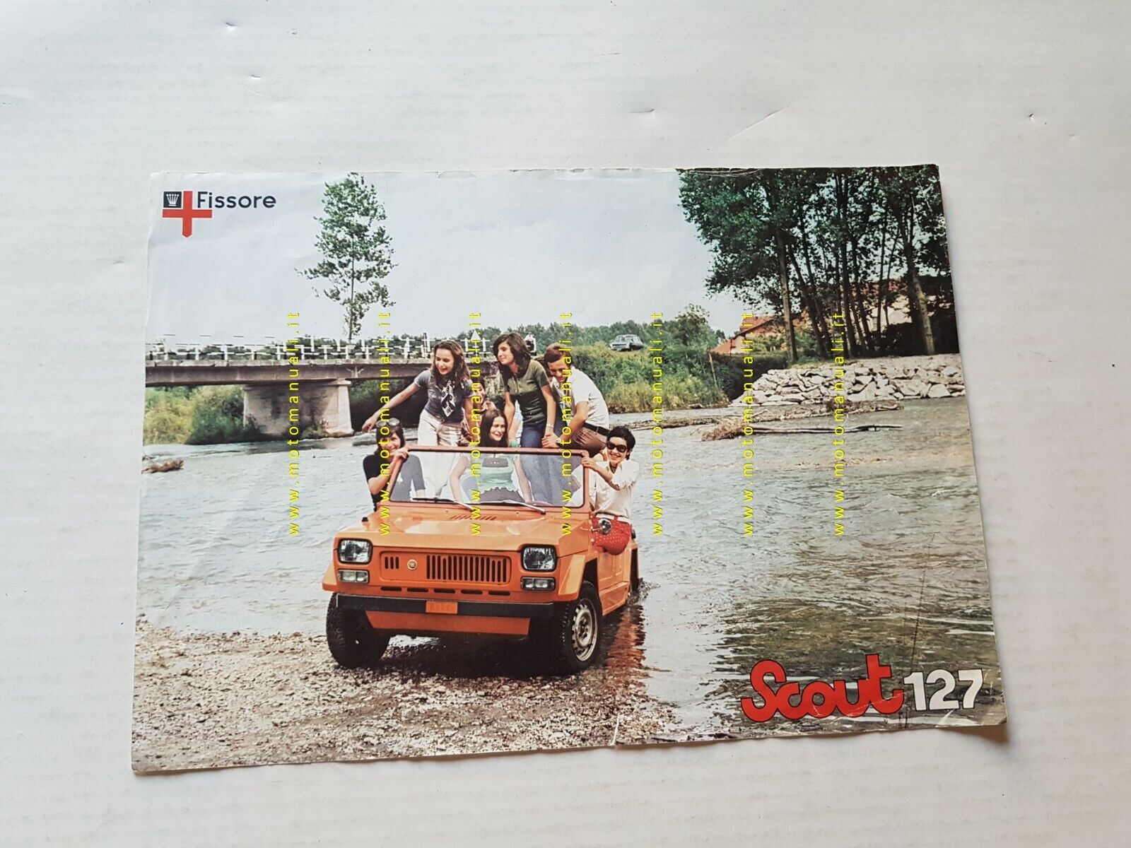 Fissore Scout Fiat 127 1978 depliant originale auto brochure