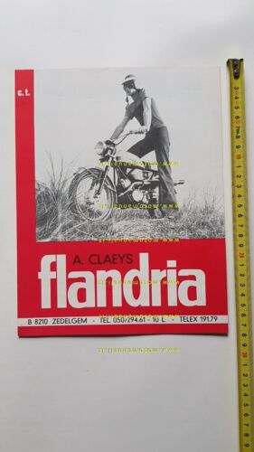 Flandria produzione ciclomotori depliant originale ITALIANO moped brochure