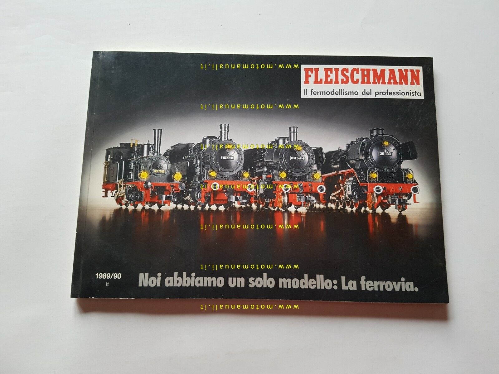 FLEISCHMANN LOTTO 4 CATALOGHI TRENI ANNI 90 ORIGINALI