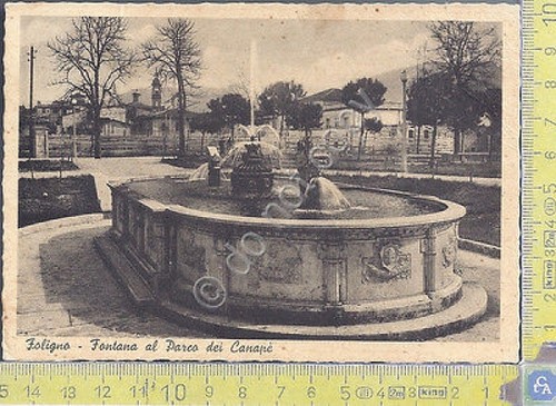 Foligno - Fontana al Parco dei Canapè - 1952 - …