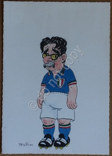 Forattini - Caricatura Achille Occhetto - da Rivista Epoca 1990