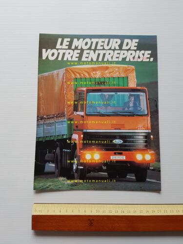 Ford autocarri 1980 depliant francese originale