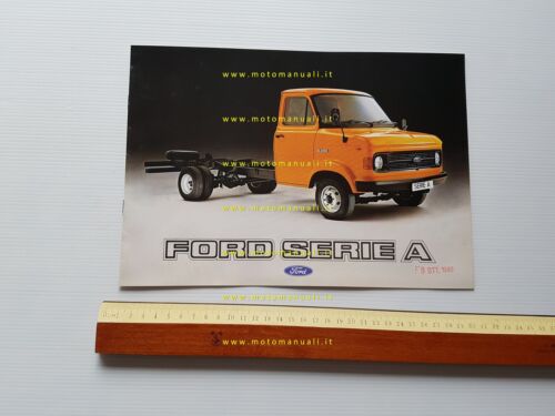 Ford Autocarri Serie A modelli 1980 depliant francese originale