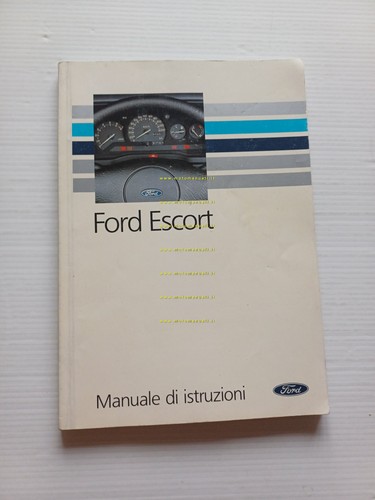Ford Escort modelli 1992 manuale uso manutenzione originale italiano