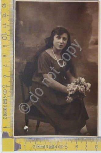 Foto d'epoca - Vintage photograph - Giovane donna - anni …