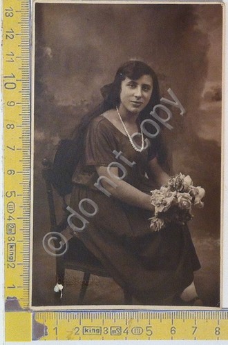Foto d'epoca - Vintage photograph - Giovane donna - anni …